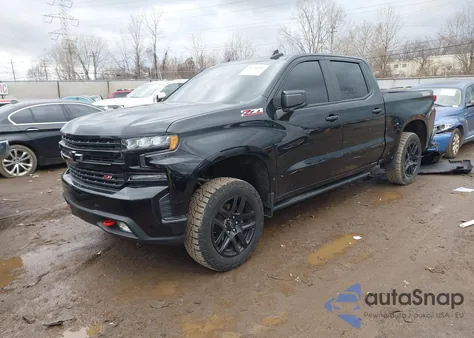 2021 Chevrolet Silverado 1500 4Wd Short Bed Lt Trail Boss из США, поврежденный, VIN 3GCPYFED3MG349080